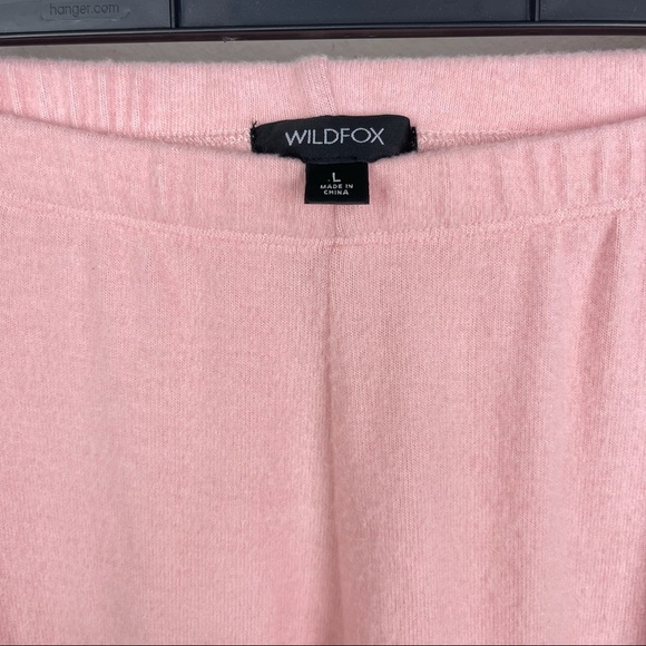 NWT WILDFOX Sketchy Heart Pink Sweatpants Joggers - Picture 4 of 13